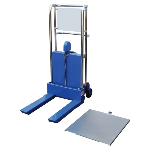 Steel Portable Foot Pump Hefti-Lift 41 In. x 54 In. 880 Lb. Capacity Blue