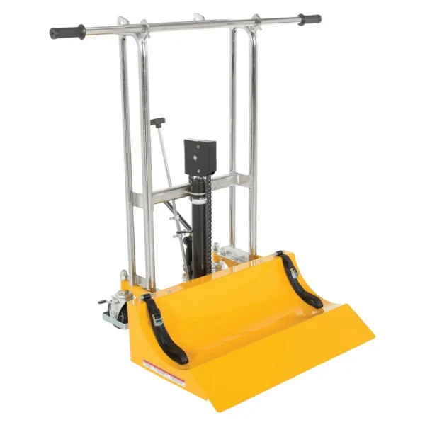 Steel Roll Lifter Transporter 15-3/4 In. Roll Diameter 880 Lb. Capacity Yellow