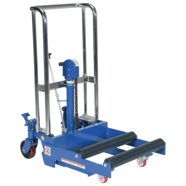 Steel Roller Work Positioned 21 In. Roll Diameter 800 Lb. Capacity Blue
