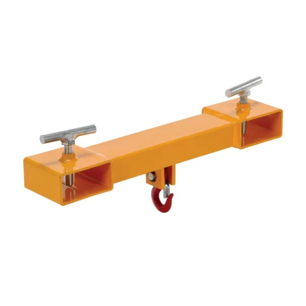 Steel Fork Hook Attachment 1000 Lb. Capacity For Hefti-Lift Models Yellow
