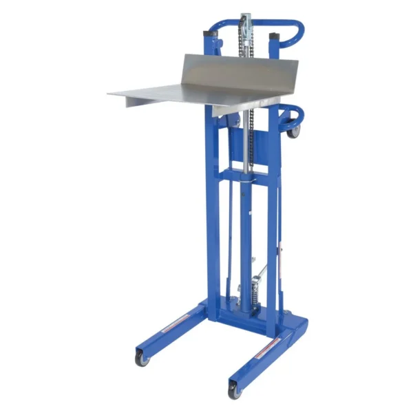 Steel Hydra Lift Cart 35-5/16 In. x 61-13/16 In. 1000 Lb. Capacity Blue
