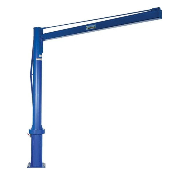 Steel Multi Station Jib Crane 120 In. I-Beam 1000 Lb. Capacity Blue