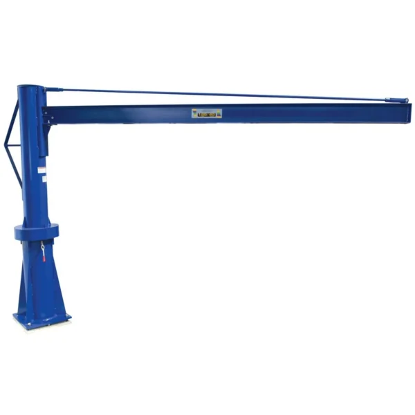 Steel Multi Station Jib Crane 120 In. I-Beam 1000 Lb. Capacity Blue