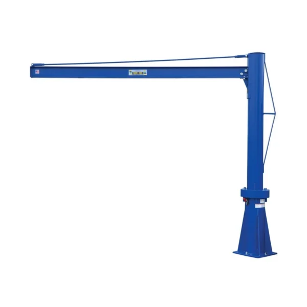Steel Multi Station Jib Crane 96 In. I-Beam 1000 Lb. Capacity Blue