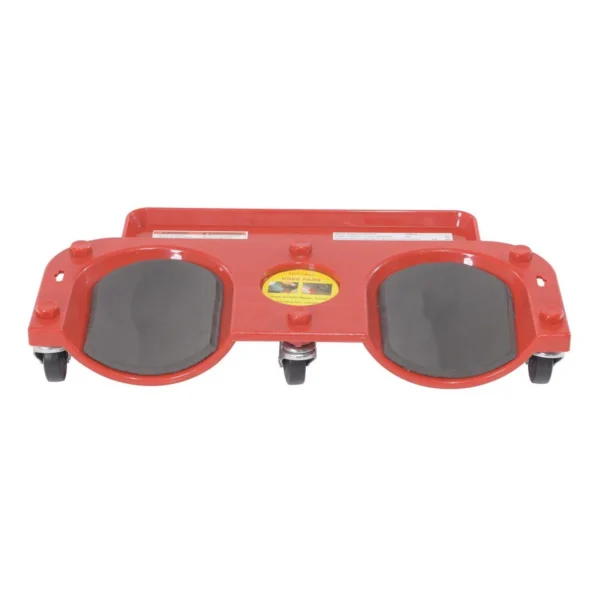 Plastic Rolling Knee Dolly 10 In. x 20-1/4 In. x 3-1/2 In. 250 Lb. Capacity Red