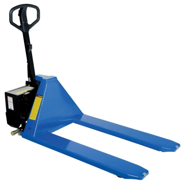 Steel DC Powered Tote Lift 63 In. x 26-3/4 In. x 46-1/2 In. 3000 Lb. Capacity Blue