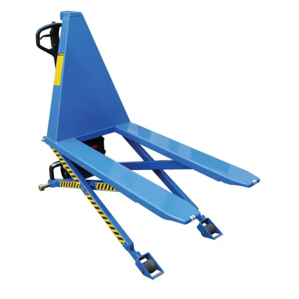 Steel Dual Power Tote Lifter Charger 67 In. x 26-3/4 In. x 50-1/2 In. 2200 Lb. Capacity Blue