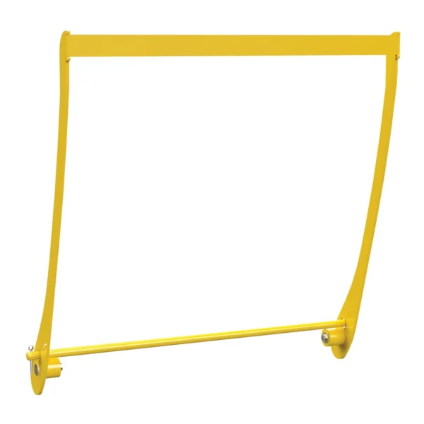 Steel Safety Gate For Warehouse EZ Ladder Yellow