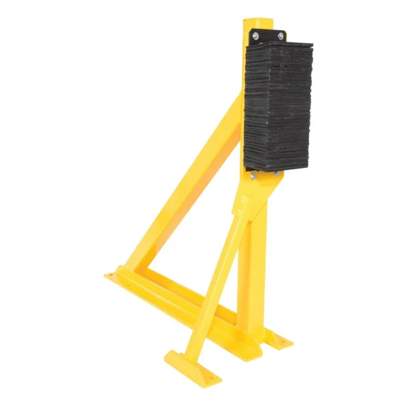 Steel Loading Dock Guard 64 In. x 64 In. x 17 In. Yellow/Black