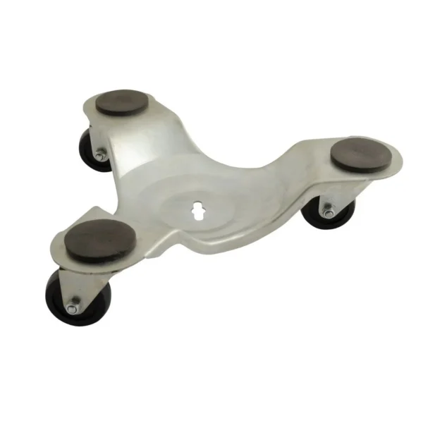 Steel Leg Dolly 10-3/4 In. x 12 In. x 2-3/4 In. 300 Lb. Capacity Silver