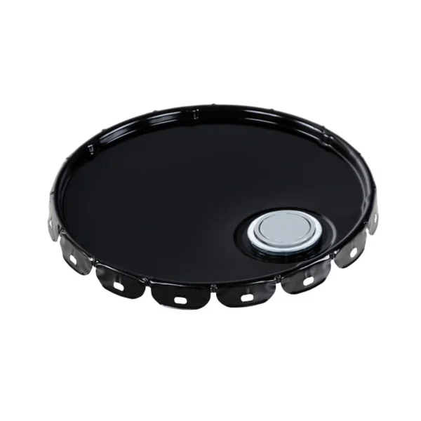 Steel Spout Top Lid 5 Gallon Black