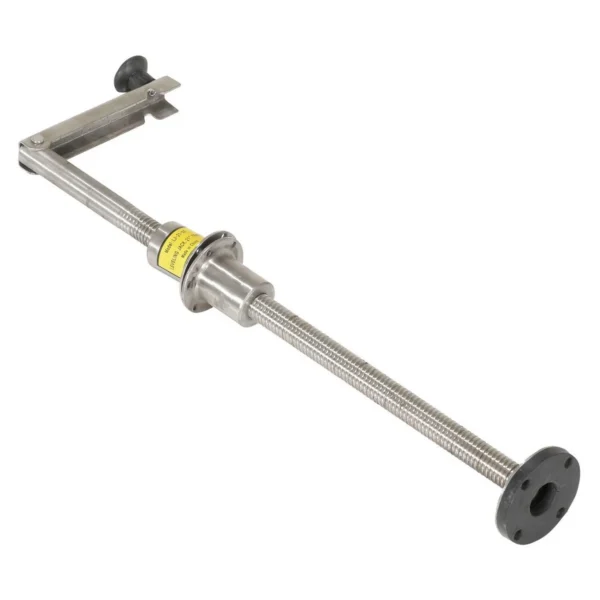 Stainless Steel Leveling Jack 30 In. 5000 Lb. Capacity Silver
