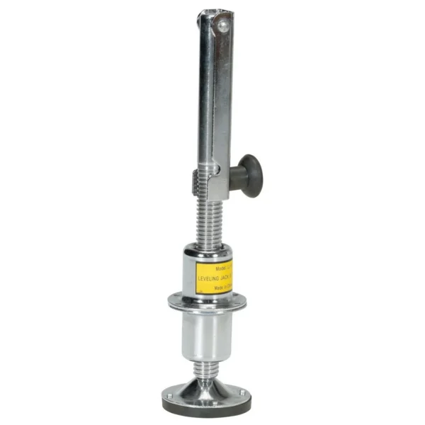 Steel Leveling Jack 18 In. 5000 Lb. Capacity Silver