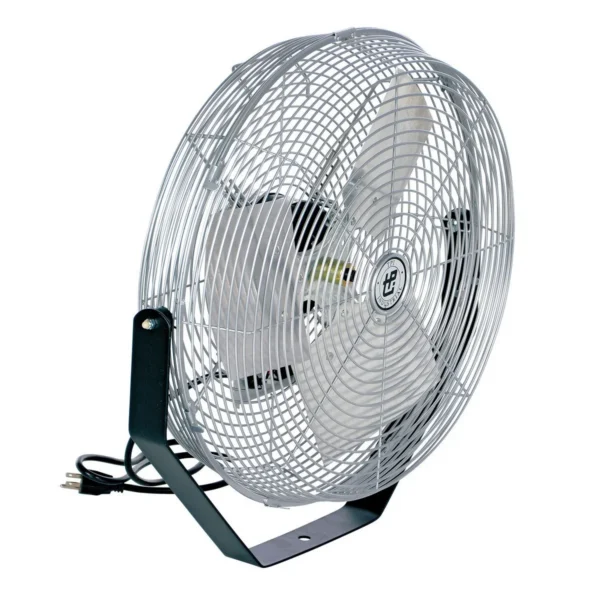 Fan With Mounting Brackets & Power Cord For Dock Loading Lights