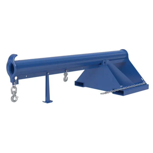 Steel Non Telescoping Lift Boom 36 In. Fork Pocket Center 6,000 Lb. Capacity Blue and Yellow