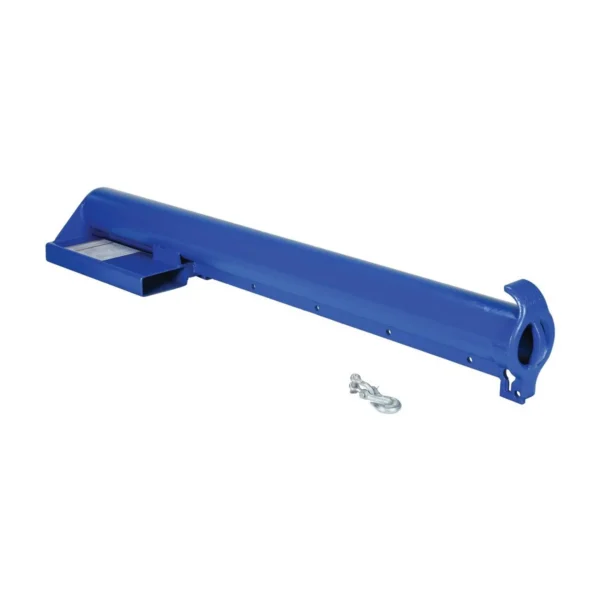 Steel Economy Non Telescoping Lift Boom 11 In. Fork Pocket Center 4,000 Lb. Capacity Blue and Yellow