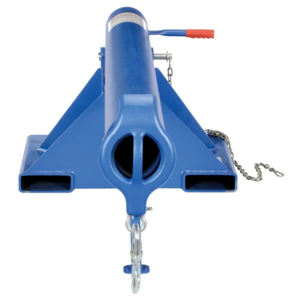 Steel Orbit Non Telescoping Lift Boom 24 In. Fork Pocket Center 4,000 Lb. Capacity Blue