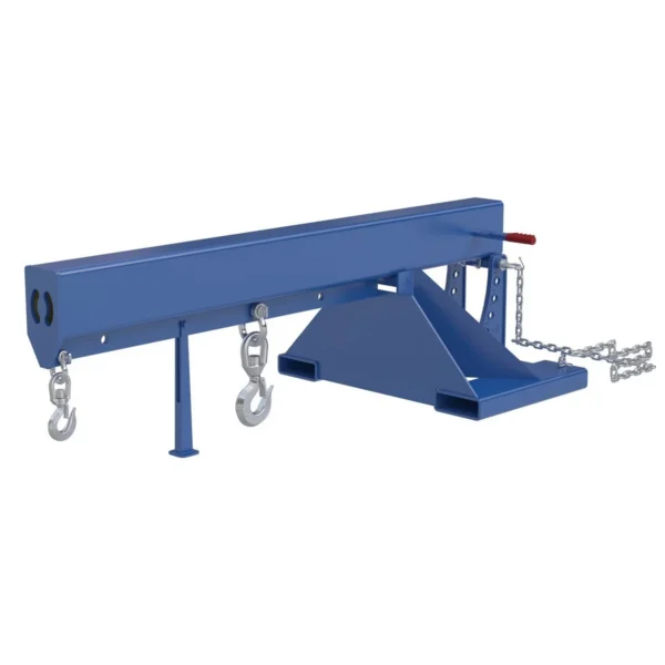 Steel Orbit Non Telescoping Lift Boom 24 In. Fork Pocket Center 8,000 Lb. Capacity Blue
