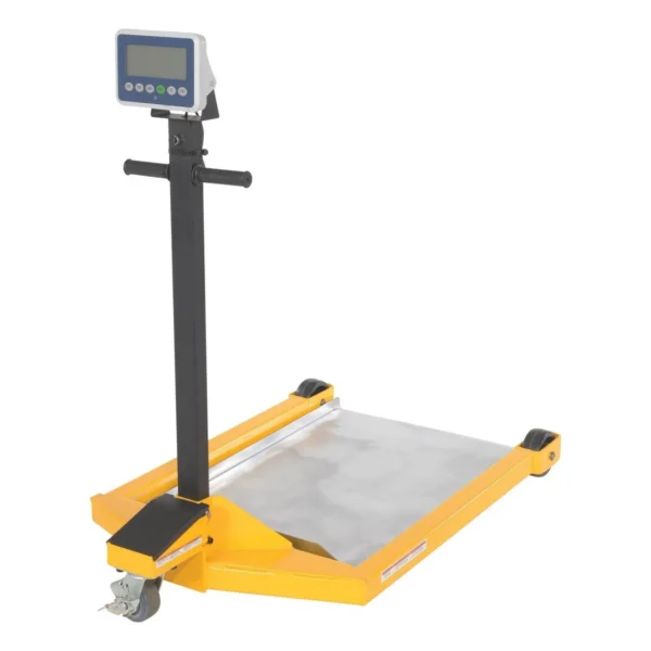 Steel Low Platform Scale 24 In. x 36 In. 800 Lb. Capacity Yellow/Black