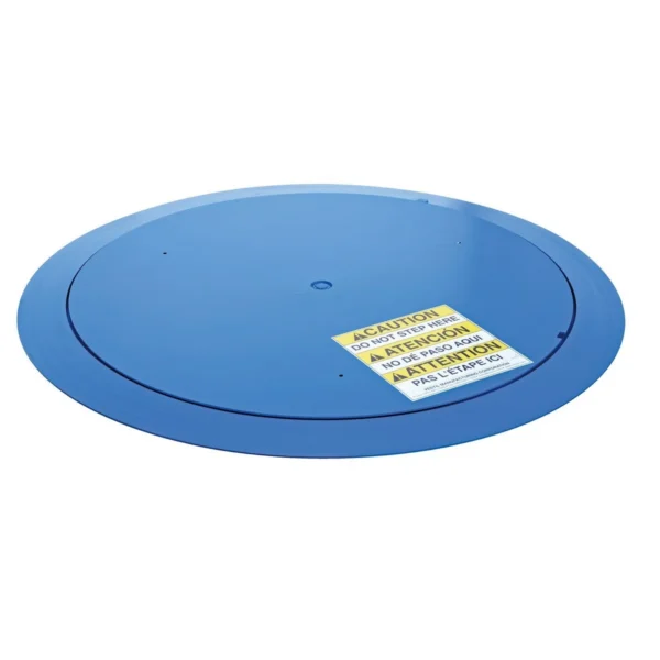 Steel Thin Spin 53-11/16 In. Diameter 4000 Lb. Capacity Blue