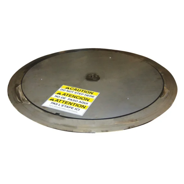 Stainless Steel Thin Spin 53-11/16 In. Diameter 4000 Lb. Capacity Silver