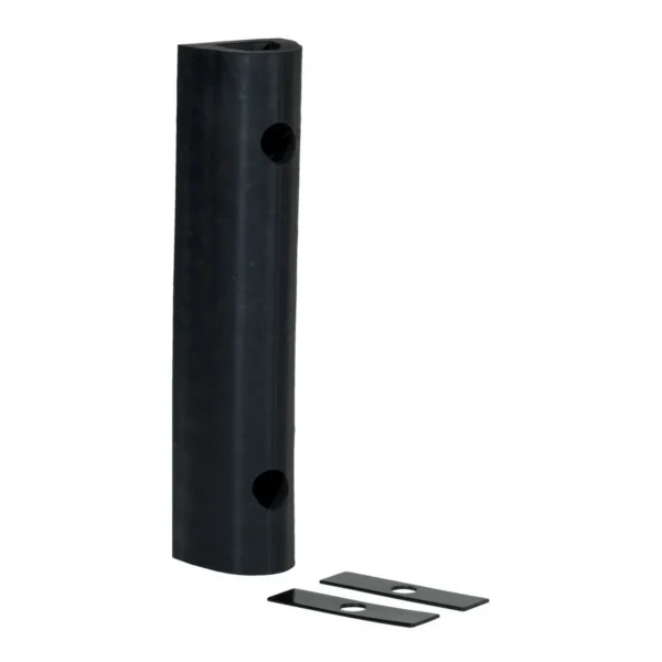 Extruded Rubber Fender Bumper 18 In. x 4-1/4 In. x 4 In. Black