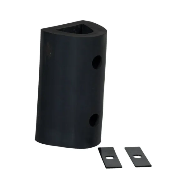 Extruded Rubber Fender Bumper 12 In. x 6 In. x 6 In. Black