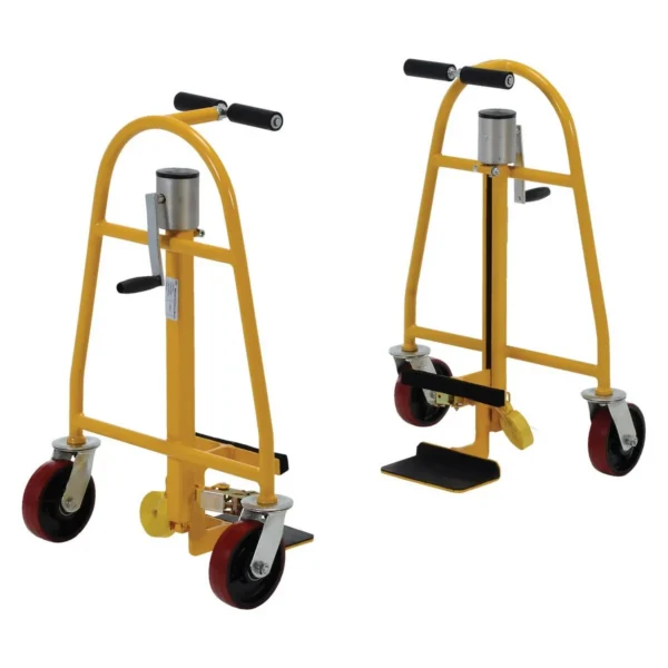 Steel Machinery/Vending Machine Lifts 15-1/2 In. x 29-1/4 In. x 31-1/8 In. 1300 Lb. Capacity Yellow