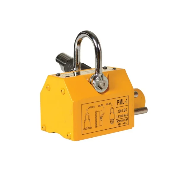 Magnetic Lifter 5-15/16 In. x 6-3/4 In. x 4-29/32 In. 200 Lb. Capacity Yellow