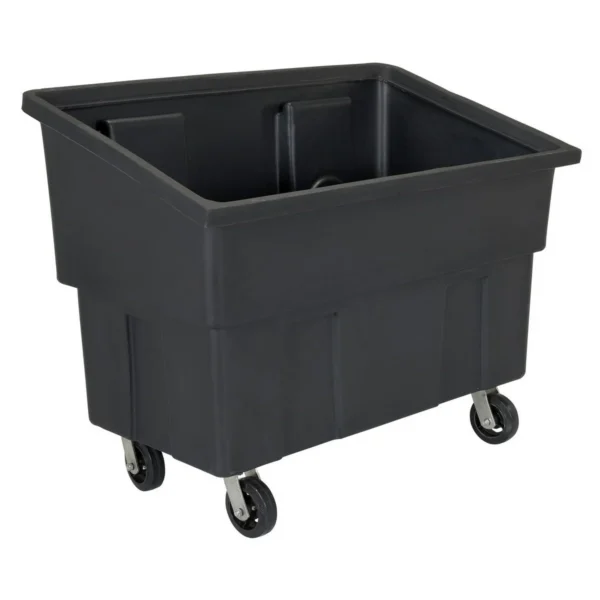 Polyethylene Totes 30-3/4 In. x 52-1/2 In. x 42-5/16 In. 600 Lb. Capacity Black