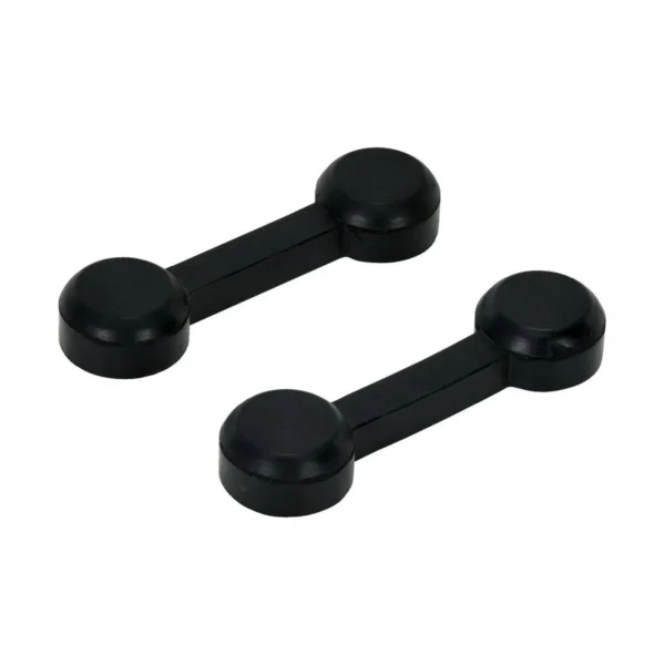 Molded Rubber Crossover Connectors 10-3/8 In. x 2-7/8 In. x 1-7/16 In. Black