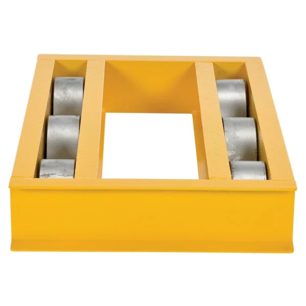 Steel Open Deck Machinery Dolly 36 In. x 24 In. x 6-1/4 In. 6,000 Lb. Capacity Yellow