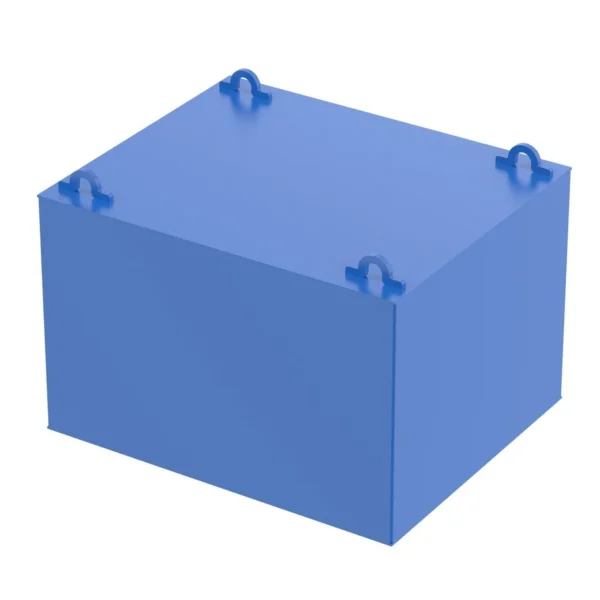 Steel Cantilever Hoist Ballast 16-1/2 In. x 27 In. x 24 In. 2000 Lb. Capacity Blue