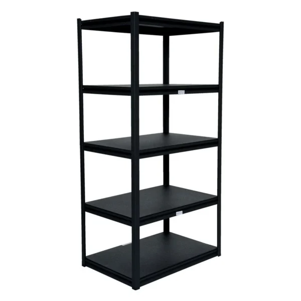Steel Powder Coated Bolt-Less Shelving 36 In. x 24 In. x 72-1/4 In. 2000 Lb. Capacity Black
