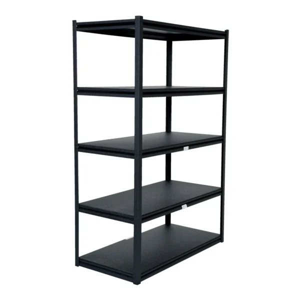 Steel Powder Coated Bolt-Less Shelving 48 In. x 24 In. x 72-1/4 In. 2000 Lb. Capacity Black