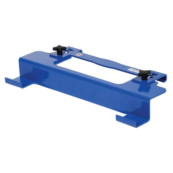 Steel Adjustable Pallet Jockey 12-11/16 In. x 28-1/2 In. x 6 In. 4000 Lb. Capacity Blue