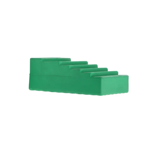 Urethane Pallet Truck Wedge with Magnet 5-3/4 In. x 4 In. x 2-1/4 In. Green
