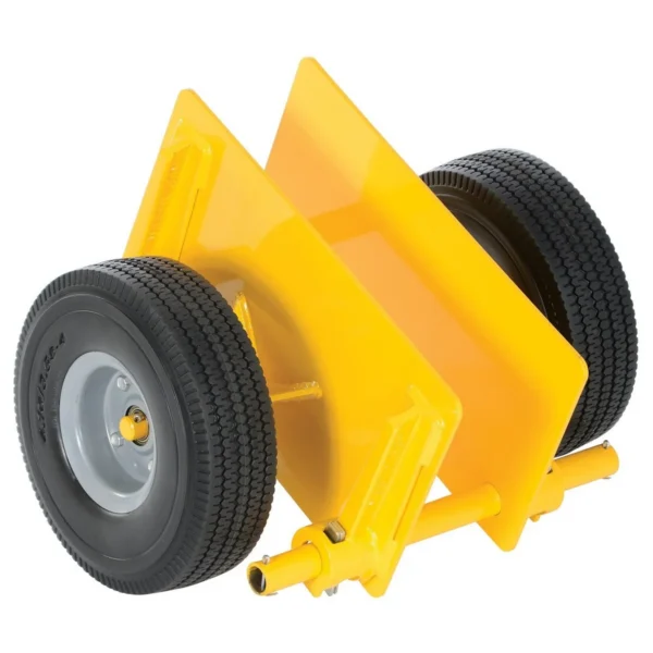 Steel Adjustable Panel Dolly With Foam Filled Wheels 20-7/8 In. x 15 In. x 11-1/2 In. 500 Lb. Capacity Yellow