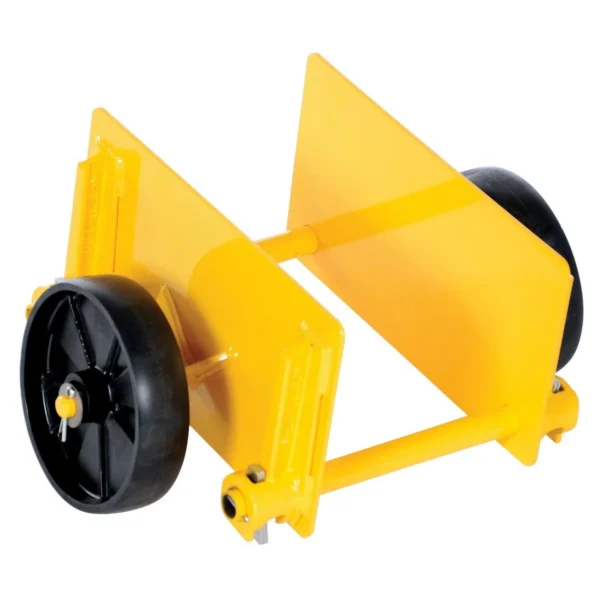 Steel Adjustable Panel Dolly With Glass Filled Nylon Casters 19-1/4 In. x 15 In. x 10-1/2 In. 1000 Lb. Capacity Yellow