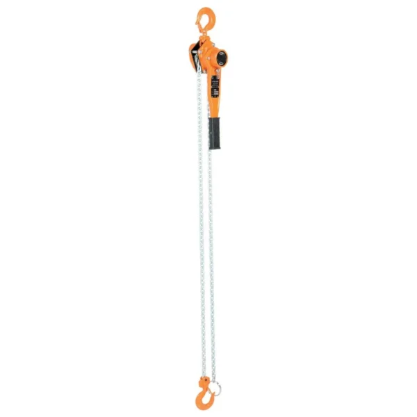 Steel Professional Lever Hoist 10 Ft. Lift Height 3,000 Lb. Capacity Orange