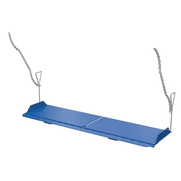 Steel Split Hinged Bridge 18 In. Length With Runoff Guards And Lifting Chains