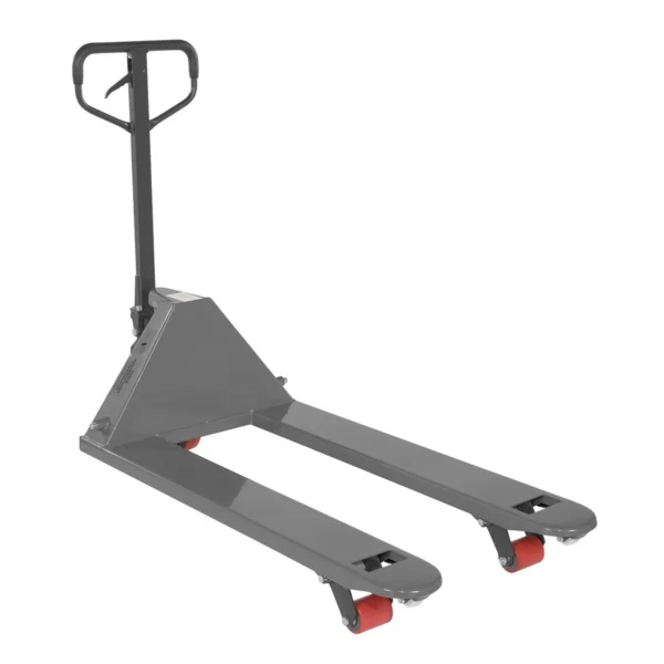 Steel Full Featured Pallet Truck 27 in x 48 in 5500 Lb. Capacity Gray Semi Gloss