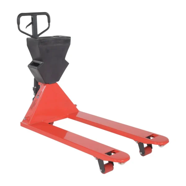 Steel/Plastic Pallet Truck 61-3/16 In. x 27 In. x 48 In. 5500 Lb. Capacity Red with Black P-Caddy
