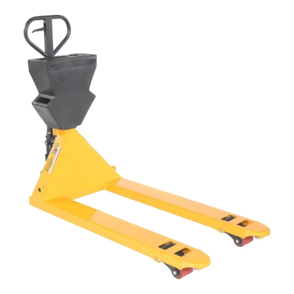 Steel/Plastic Pallet Truck 61-3/16 In. x 27 In. x 48 In. 5500 Lb. Capacity Yellow with Black P-Caddy