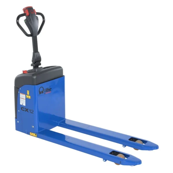 Steel Pramac Electric Pallet Truck 60 In. x 20 In. x 53 In. 2500 Lb. Capacity Blue/Black