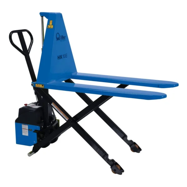 Steel Pramac DC Powered High Lift Pallet Truck 67 In. x 26-1/2 In. x 49-1/2 In. 2200 Lb. Capacity Green/Black