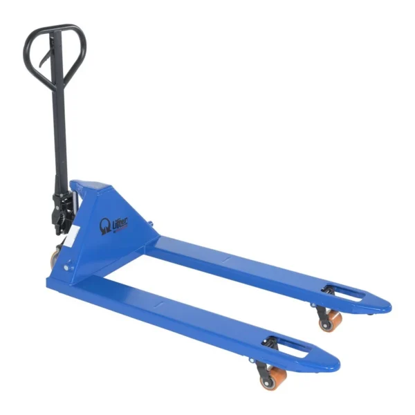 Steel Pramac Mini Hand Pallet Truck with Polyurethane Wheel 72 In. x 28-11/16 In. x 56 In. 5500 Lb. Capacity Green/Black