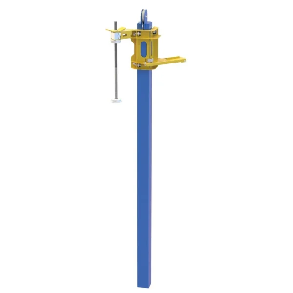 Steel Manual Mast Field Installed For POW-CAR Models Blue/Yellow