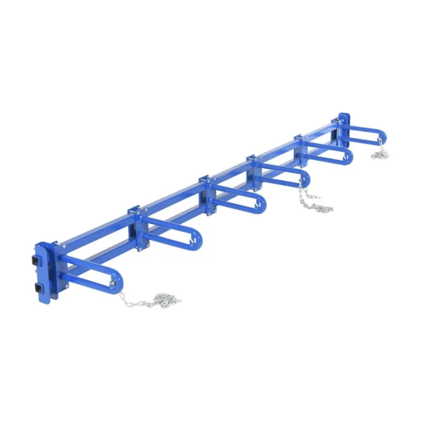 Steel Vertical Bar Storage Rack 14-1/4 In. x 101 In. x 9 In. Blue