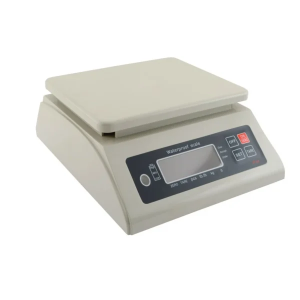 Plastic Parts Scale 11-1/2 In. x 9-1/2 In. x 4-5/8 In. 66 Lb. Capacity White